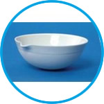 LLG-Evaporating dishes with round bottom, porcelain, medium form