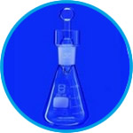 Iodine determination flasks, with collar, DURAN®