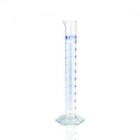 Measuring Cylinder, DURAN®, class A, Blue Graduation, USP
