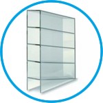 Racks for serological pipettes, acrylic