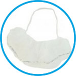 Beard Mask, White, PP, Detectable