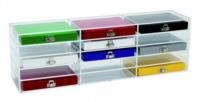 Storage Rack for Microscope Slide Boxes, Acrylic