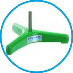 Retort stand base, tripod pattern