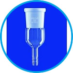 Adapters with NS socket, DURAN® tubing, straight