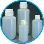 Heavy-duty vacuum bottles, PP, with screw cap, PP