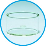 Crystallising dishes, flat bottom, Pyrex®