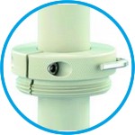 Screwthread connections for PP and PTFE drum pumps