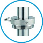 Barrel screw joints for stainless steel drum pumps