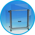 Laboratory safety shield, Makrolon®