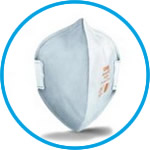 Half masks silv-Air c, foldable