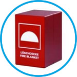 Container for Fire Blanket