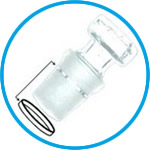 PTFE sealing rings for jointed glassware