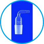 Adapters, angled (90°), without stopcock