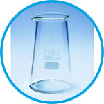 Beakers, Pyrex®, conical form