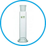 Gas washing bottle reservoirs, Drechsel, Borosilicate glass 3.3