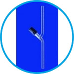 Needle-valve stopcocks, DURAN® tubing