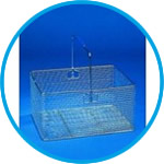 Transport baskets, stainless steel wire