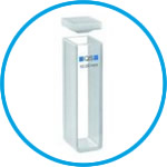 Macro cells for absorption measurement, UV-range, quartz glass High Performance