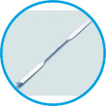 Double ended spatulas chattaway, 18/10 steel