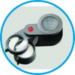Precision folding magnifiers, plastic
