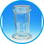 Staining jar, glass, Coplin