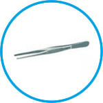 Forceps, 18/10 stainless steel
