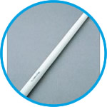 Combustion tube, hard porcelain