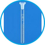 Test tubes, borosilicate glass 3.3, graduated, with stopper