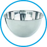 Sand bath dishes, 18/10 steel