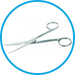 Dressing scissors, stainless steel, straight