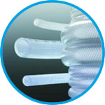 Fabric-reinforced tubing, PVC
