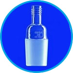 Threaded tube with NS core, DURAN® tubing