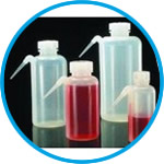 Wide-neck wash bottles, Nalgene™ Unitary™, Type 2402, LDPE, with screw cap, PP