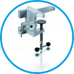 Table clamp, large for rods, Aluminium alloy, powder-coated