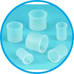 Sealing caps for test tubes, versilic silicone