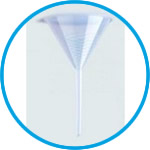 LLG-Fast filtration funnels with internal ribs, PP
