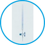 Burettes, with straight stopcock, borosilicate glass 3.3, class AS