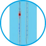 Graduated pipettes, partial delivery, AR-glas®, class AS, blue graduations, type 1