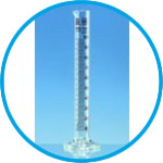 Measuring cylinders, borosilicate glass 3.3, tall form, class B, amber graduation