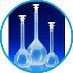 Flasks, volumetric, PMP (TPX)