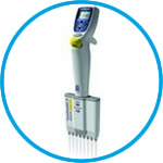 Multichannel microliter pipettes Transferpette®-8 / -12 electronic, variable, with individual stand