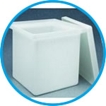 Rectangular tanks Nalgene™, with lid, LLDPE