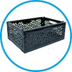 Collapsible box Midi, PP, stackable