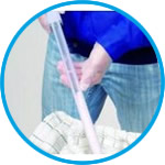 Disposable samplers for solids, HDPE, PowderDispo