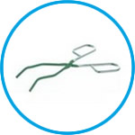 Crucible tongs, 18/10 steel, PTFE-coated