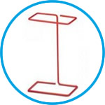 Benchtop holder for biohazard bags