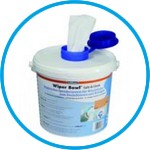 Dispenser system Wiper Bowl® Safe & Clean for cleaning tissues
