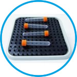 Dimpled mat for platform rocker PMR-30, tumbling-platform rotator PS-3D and multi-function rotator PSM-3D