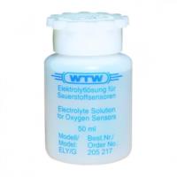 Electrolyte solution for dissolved oxygen electrodes