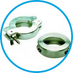 Vacuum fittings, clamping rings for type KF small flange